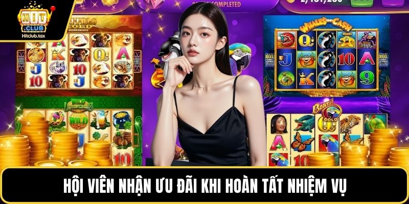 Hội viên nhận ưu đãi khi hoàn tất nhiệm vụ