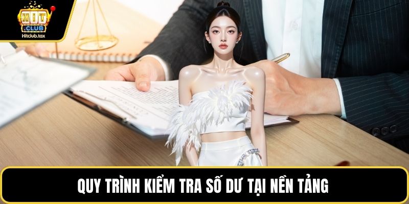 Quy trình kiểm tra số dư tại nền tảng 