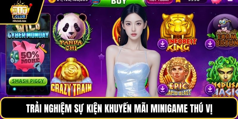 Trải nghiệm sự kiện khuyến mãi minigame thú vị