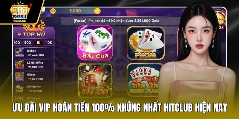 Ưu đãi VIP hoàn tiền 100%